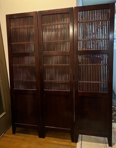 バンブー スクリーン3連 お値下げ⭐︎バンブーNEWスクリーン3連