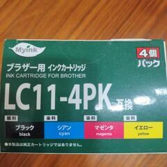 ブラザー用カートリッジLC11−４PK新品おまけつきの画像