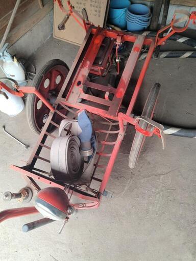 可搬ポンプ積載台車　リヤカー　　値段交渉OK