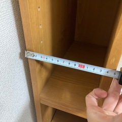 【お値下げ】横15センチ　スリム本棚の画像