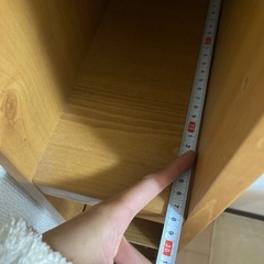 【お値下げ】横15センチ　スリム本棚の画像