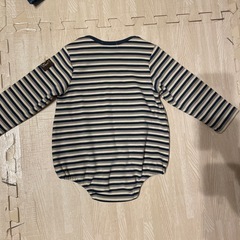 SLAP SLIP ストライプロンパース　80の画像