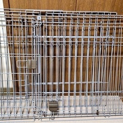 120×60くらい　天板　仕切りあり　2ドア 大きめ　犬小屋　ケ...
