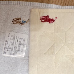 【お譲り先決定】ラルフローレン　ハンカチ　コットン　ガーゼ　2枚セットの画像
