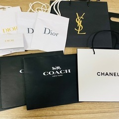 ショップの袋　10点　CHANEL Dior YSL coach