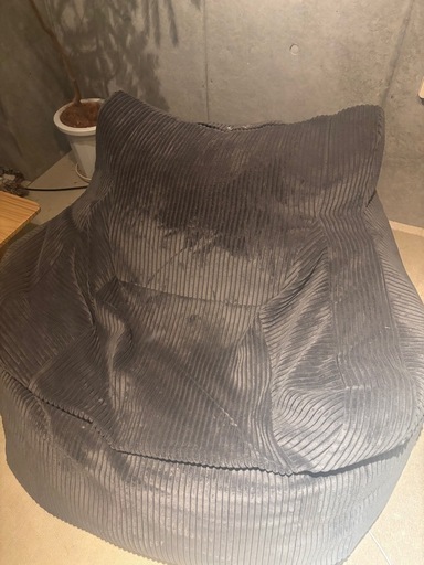 大人気】LOOSY 1人掛けビーズソファ グレー