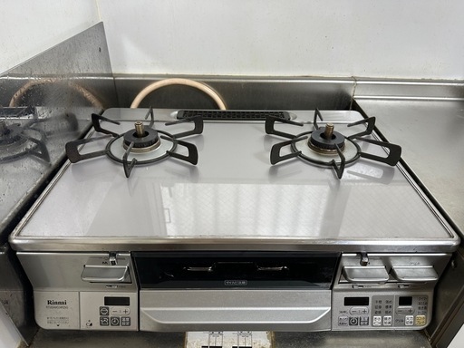 【中古美品】グリル付ガステーブル