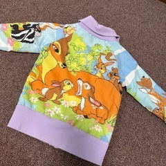 ディズニー　バンビ キャラクター ジャケット　ヴィンテージの画像