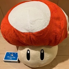きのこ　大きいぬいぐるみ　赤　レッド　スーパーマリオ