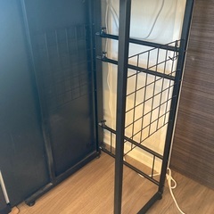 ゴミ箱上収縮ラック