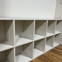 ⭐︎3日間限定！4/8（火）まで⭐︎【ニトリ】マルチ本棚「リブリー1870 LBR」ホワイトウォッシュ（引取限定）の画像