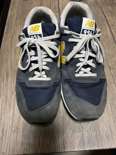 newbalance996ネイビー×イエロー
