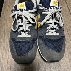 newbalance996ネイビー×イエロー