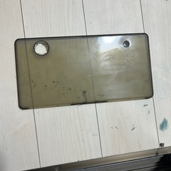 ナンバーカバー　　　黄ばみ　当時