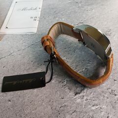 Modish Moment/モディッシュモーメント メンズアナログ腕時計 茶の画像
