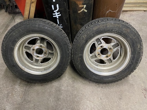 14インチ旧車ホイール2本