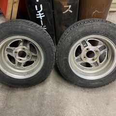 14インチ旧車ホイール2本の画像