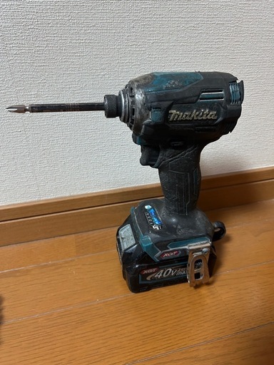 マキタ TD001GDXFC 充電式 インパクトドライバー 40V バッテリー1個セット【市川行徳店】【店頭取引限定】【未使用】管理番号：IT6KS7DYD8IM マキタ TD001GDXFC 充電式 インパクトドライバー 40V バッテリー1個