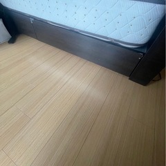 ベッド フレーム マットレス ダブルサイズの画像