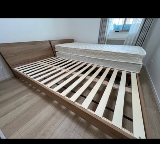 マットレス付きシングルベッド2台
