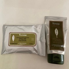 ロクシタン　日焼け止め乳液と拭き取り用化粧水