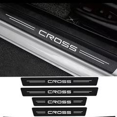 【新品】カローラクロス ドアプロテクター カーボンステッカー ス...