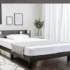 札幌市近郊の方限定！送料無料！セミダブルすのこベッド 脚付スノコベッドフレーム セミダブル 購入から1年