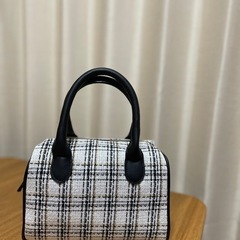 新品ツイードハンドバッグ