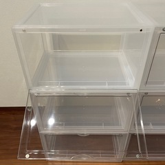 スニーカーボックス 6個 磁石開閉扉の画像