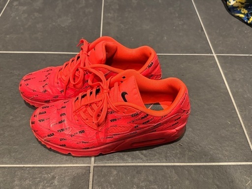 スニーカー NIKE AIR MAX 90 PREMIUM bright crimson/bright crimson