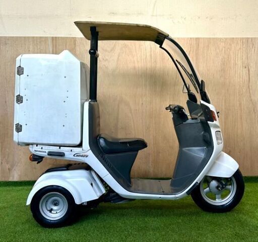 お取引き中★長野県の方限定送料無料★【動画あり】★ホンダ ジャイロキャノピー★ 実動 人気車種 TA03 原付 FI インジェクション 水冷 4サイクル 三輪 宅配 ウーバー 松本市
