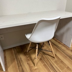 【ニトリ】ダイニングチェア(ヘンリー WH)（引取限定）の画像