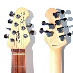 【美品】黒Sterling by Musicman AL40 BK エレキギターの画像