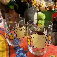 ポムポムプリン　グラス　2個セット