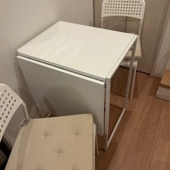 ダイニングテーブル※チェアセット（2つ）