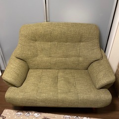 【受け渡し予定者確定】noce/グリーン/2人掛けソファの画像