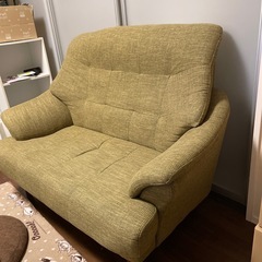 【受け渡し予定者確定】noce/グリーン/2人掛けソファの画像