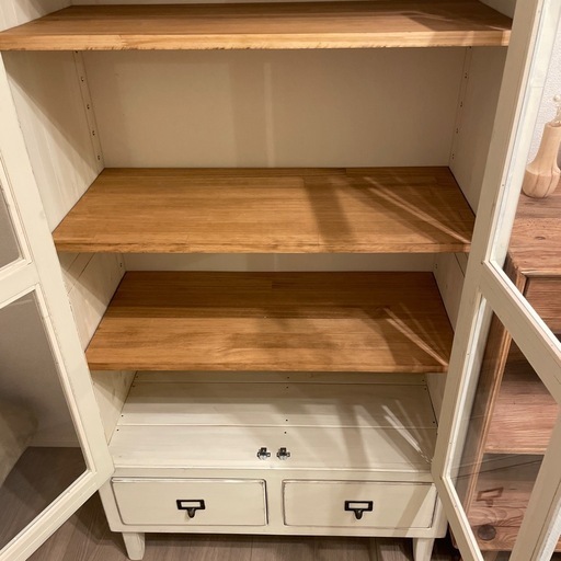 【美品】【値下げ】キャビネット ヴィンテージ キッチン棚 本棚
