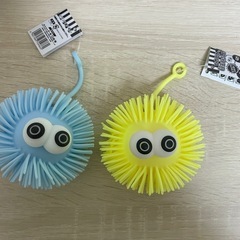 ピカピカ目玉モジャ助　2点セットの画像
