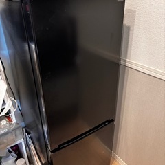 【ブラック】冷蔵冷凍庫【156L】