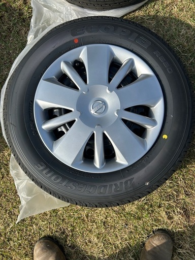 165/80R14 ブリヂストン　エコピア　新車外し