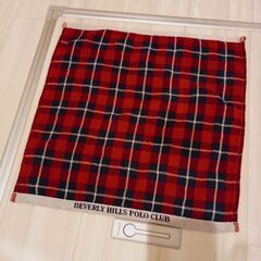 【美品】33cmビバリーヒルズポロクラブのハンカチです。ハンカチ...