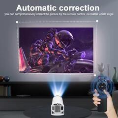 ■プロジェクター■Wi-Fi付でアプリを入れられる■スピーカー付き■の画像