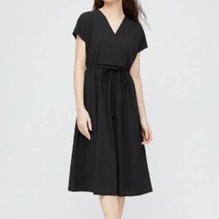 UNIQLOのクレープジャージーワンピースです☺️の画像