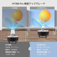 【新品】Android TV プロジェクター 天井投影 小型 家庭用 180°回転の画像