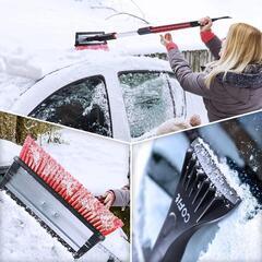 COFIT 3 in1 車用スノーブラシ 伸縮式 多機能 除雪ブ...