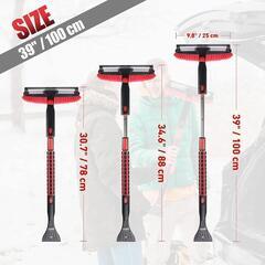 【新品】COFIT 3 in1 車用スノーブラシ 伸縮式 多機能 除雪ブラシ スコップの画像