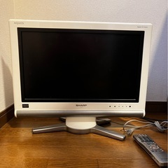 AQUOS 20インチ 液晶テレビ　2008年製