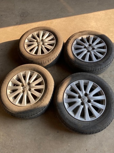 195/65R15 トヨタ純正ホイール&タイヤ4本
