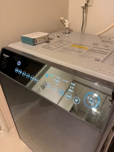 美品！！【2019年購入】シャープ　ドラム式洗濯機　ES-W111